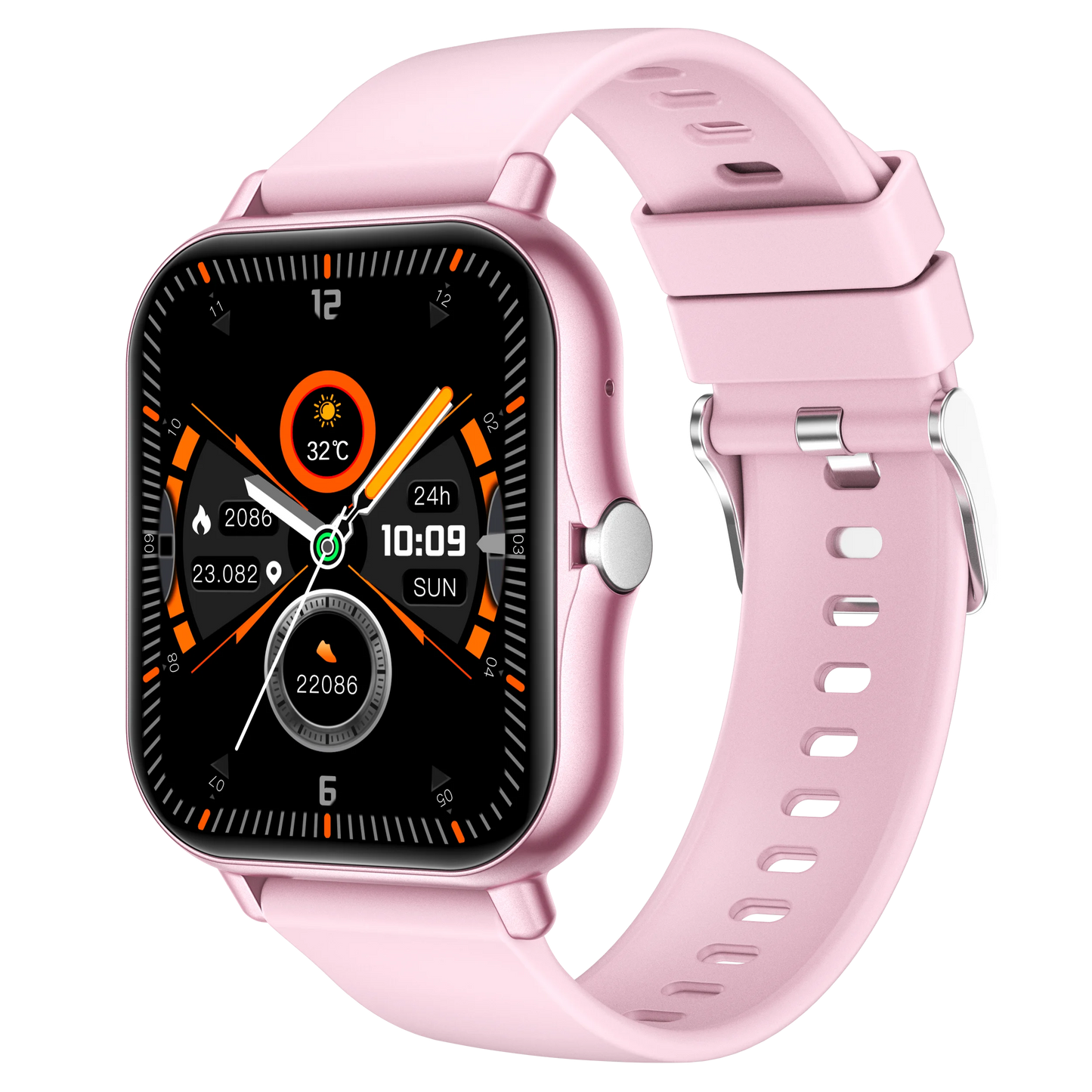 Montre Connectée Sport – Appels, Cardiaque, Oxygène, Sommeil, Multisport