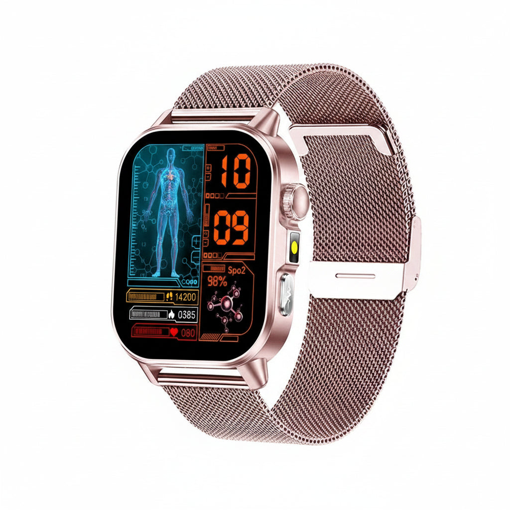Montre Connectée 2026 – ECG, Appels Bluetooth & Suivi Santé