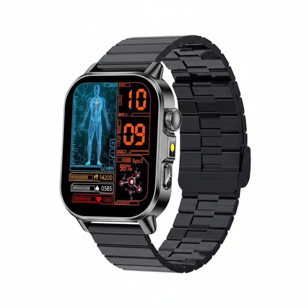 Montre Connectée 2026 – ECG, Appels Bluetooth & Suivi Santé