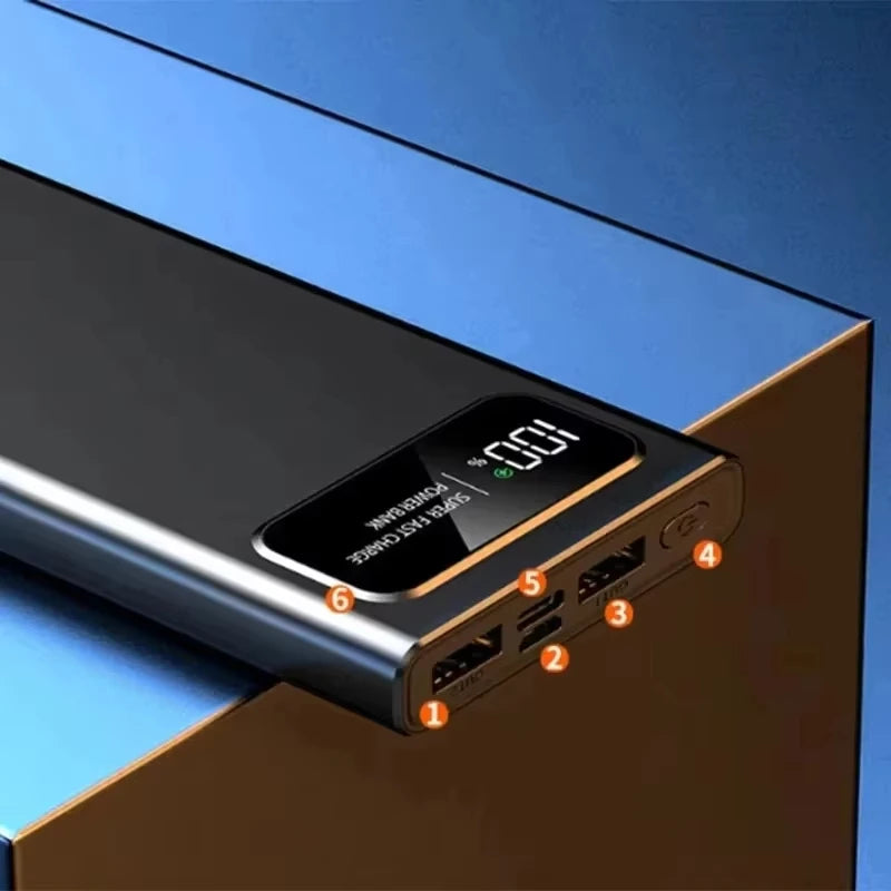 Batterie Externe Lenovo 120W Grande Capacité –  | LED Digital | Charge Rapide Bidirectionnelle