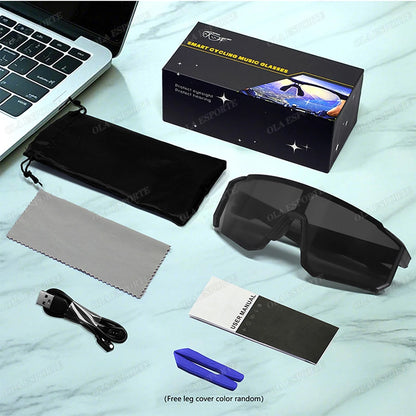 Lunettes De Sport Bluetooth – Audio Mains Libres UV400