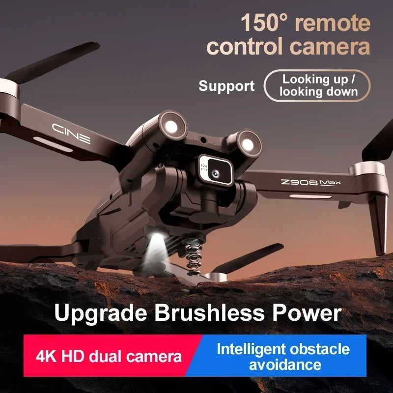 Drone Lenovo Z908 Pro MAX – Caméra 8K, Évitement d'Obstacles Visuel, Flux Optique, Pliable