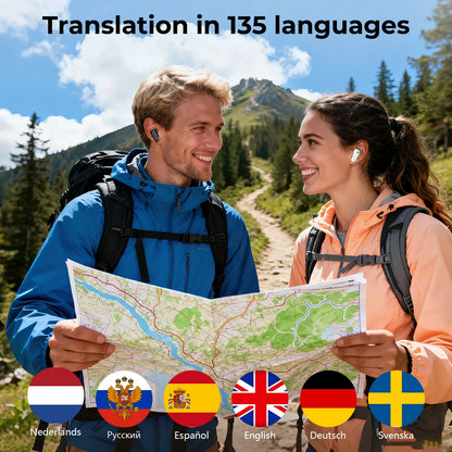 Écouteurs IA HTC NE20 — Traduction en temps réel, Bluetooth 6.0, ANC