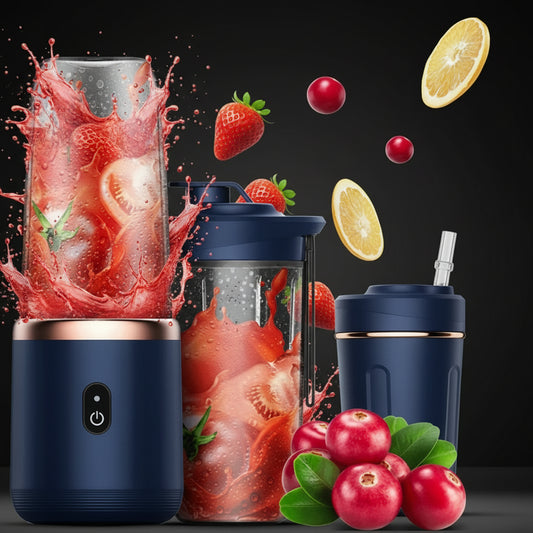 Blender Portable 400ml Rechargeable USB — Jus de Fruits, Smoothies & Milkshakes