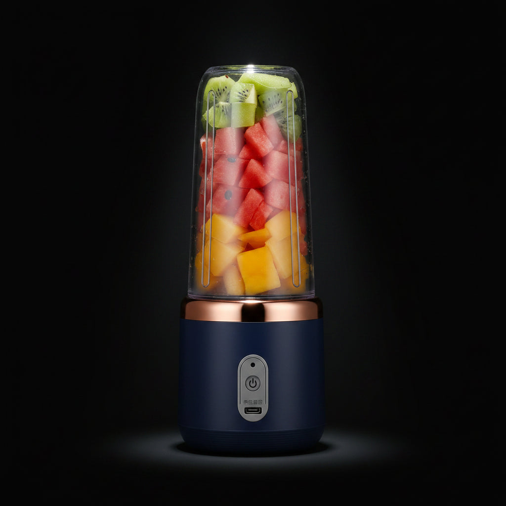 Blender Portable 400ml Rechargeable USB — Jus de Fruits, Smoothies & Milkshakes