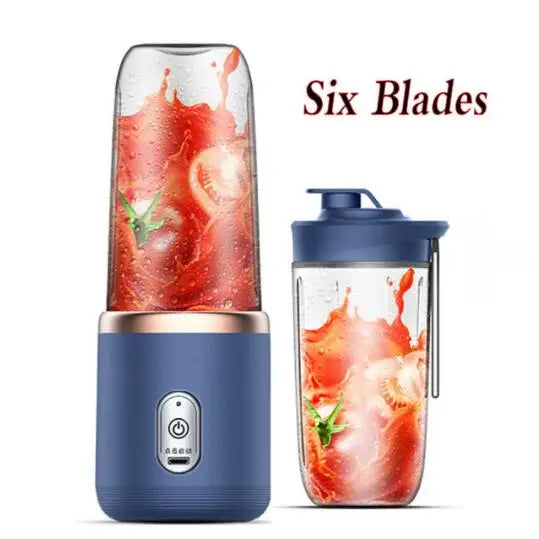 Blender Portable 400ml Rechargeable USB — Jus de Fruits, Smoothies & Milkshakes