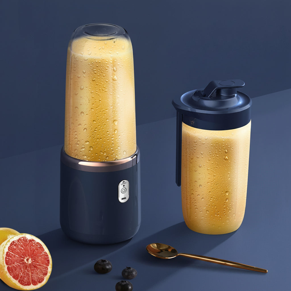 Extracteur de Jus Portable 400ml Rechargeable USB — Blender Smoothie Fruits