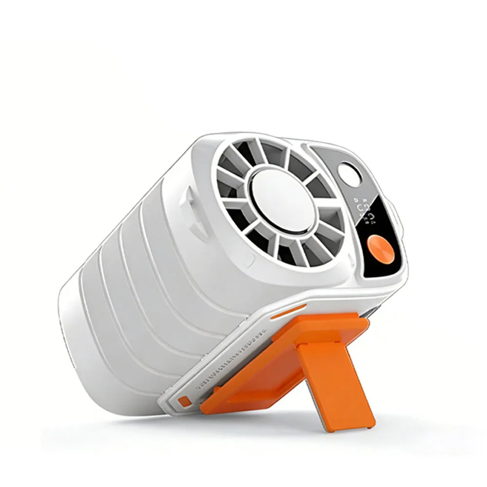 Ventilateur de Taille Rechargeable – Mains Libres, Batterie 10000/20000mAh, 5 Vitesses