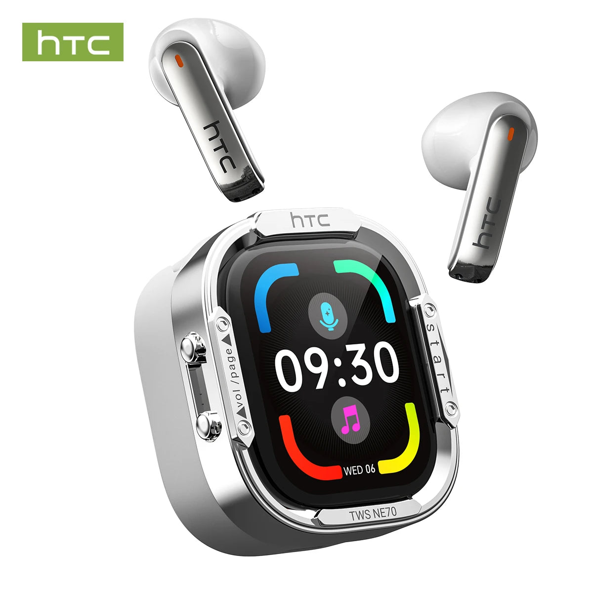 Écouteurs Bluetooth TWS ANC avec Écran HD et IA