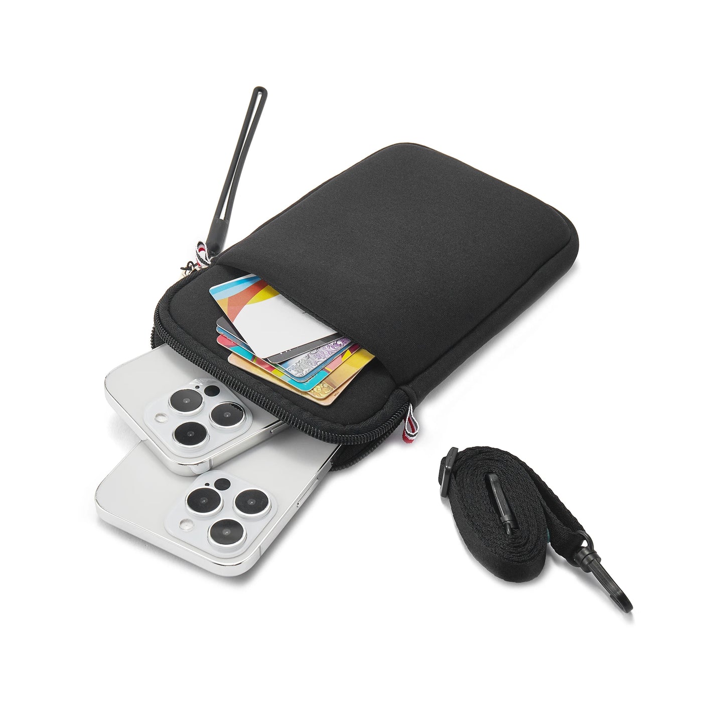 Mini Sacoche Bandoulière Multifonction Téléphone, Monnaie Clés Cartes