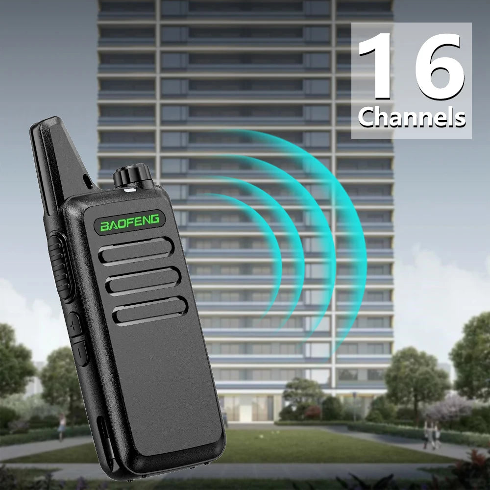 Talkie-Walkie BAOFENG BF-T20 — Radio Portable UHF, IP45, VOX, Charge USB