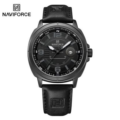 Montre Homme Quartz Élégante 43mm 3ATM Luminescente