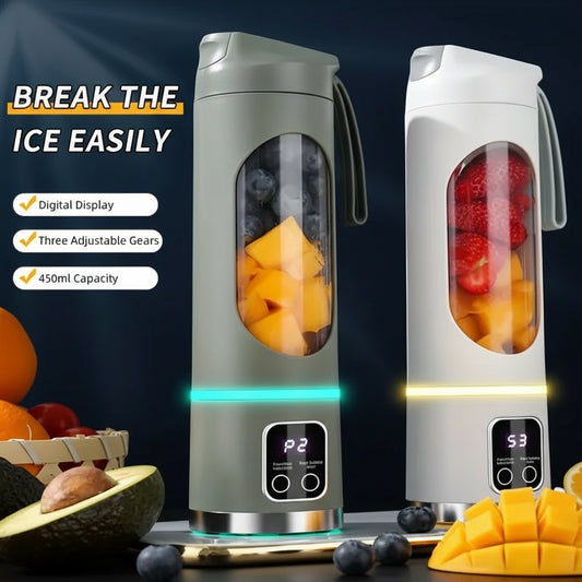 Mixeur Portable Rechargeable USB – Blender Compact 25W pour Smoothies, Milkshakes & Jus de Fruits