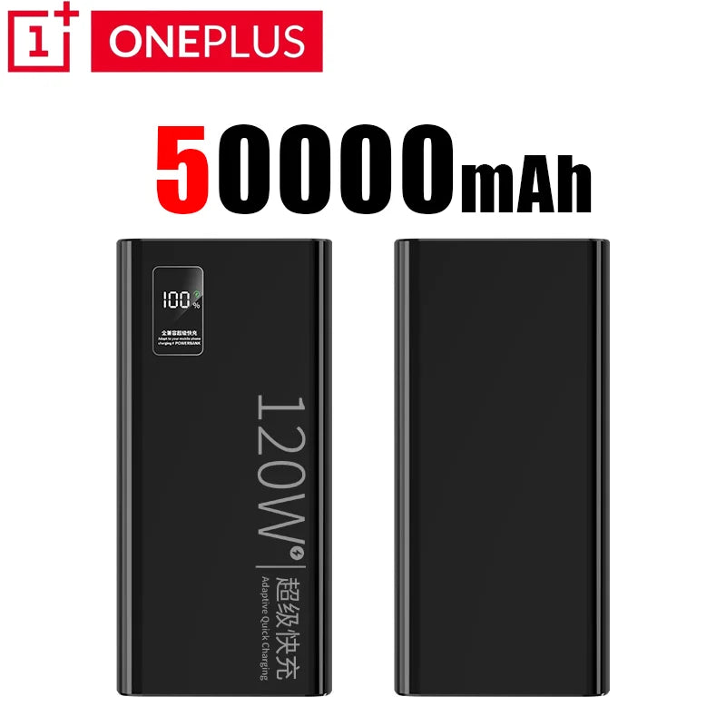 Batterie Externe OnePlus 120W –  | Charge Rapide | USB-C | Affichage Digital