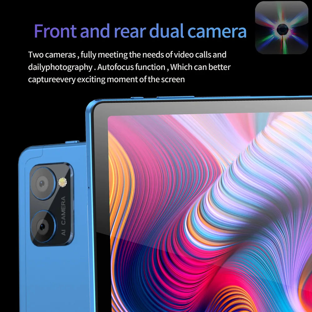 Tablette BDF-Y7 10.1" 5G – | 8GB RAM | 256GB ROM | 4G LTE | Double Caméra