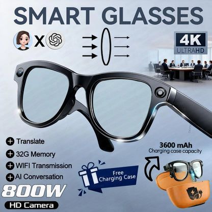 Lunettes Connectées IA Caméra