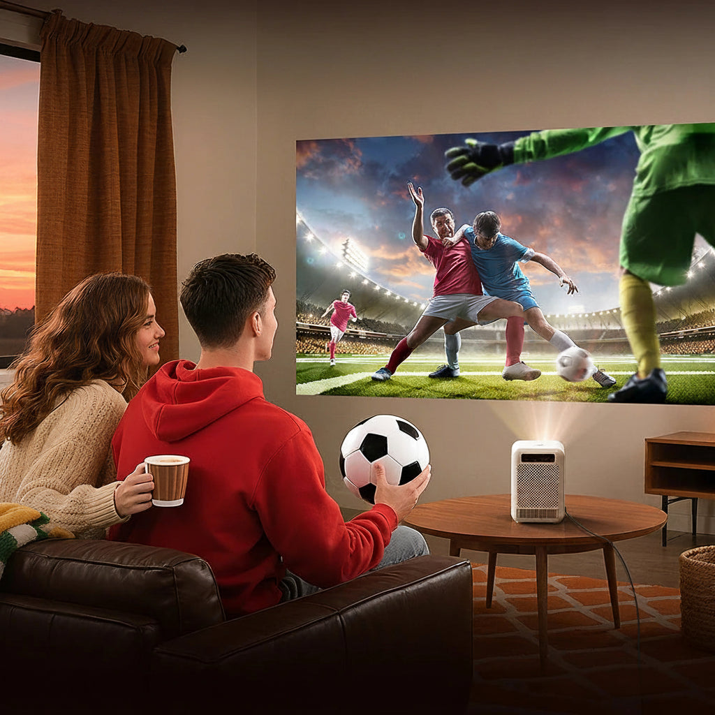 BYINTEK LOVE U4 Smart Mini Home Theater Projector 4K 1080P Video Android WIFI for Smartphone Cinema