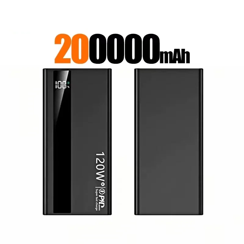 Batterie Externe Lenovo 120W | Charge Rapide | Affichage LED | 2× USB