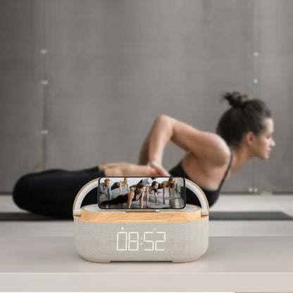 Réveil Intelligent Avec Chargeur Sans Fil 15W