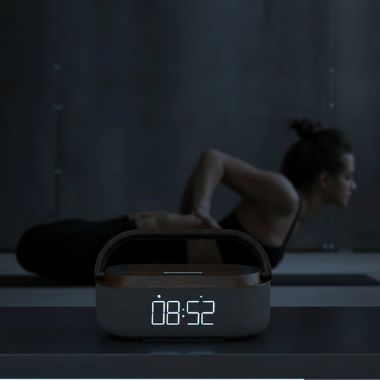 Réveil Intelligent Avec Chargeur Sans Fil 15W