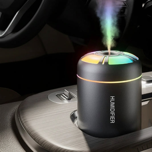 Diffuseur d'Arômes Mini USB 180ml – Humidificateur | Lumières LED |
