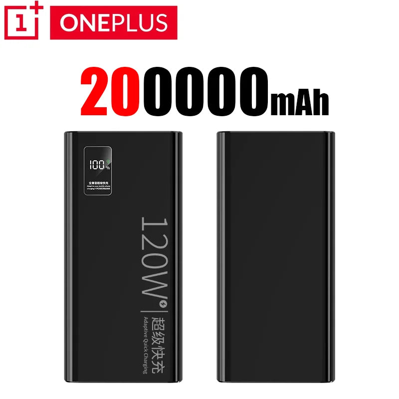 Batterie Externe OnePlus 120W –  | Charge Rapide | USB-C | Affichage Digital