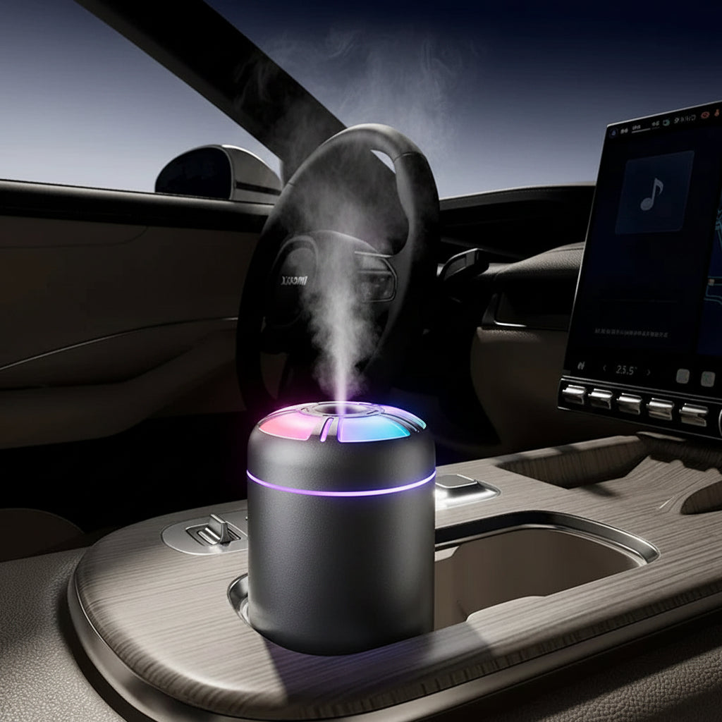 Diffuseur d'Arômes Mini USB 180ml – Humidificateur | Lumières LED |