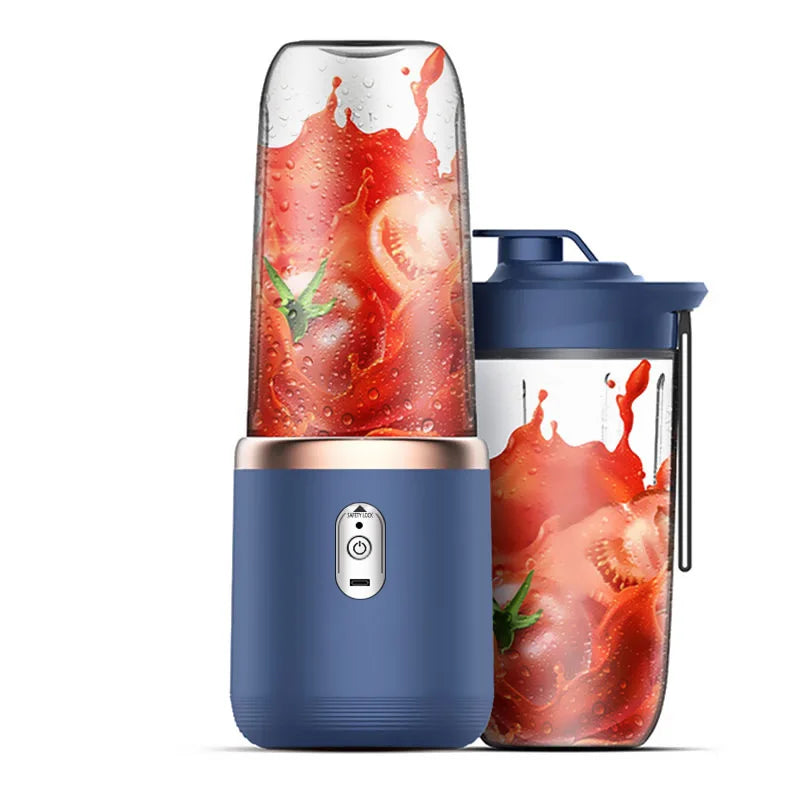 Extracteur de Jus Portable 400ml Rechargeable USB — Blender Smoothie Fruits