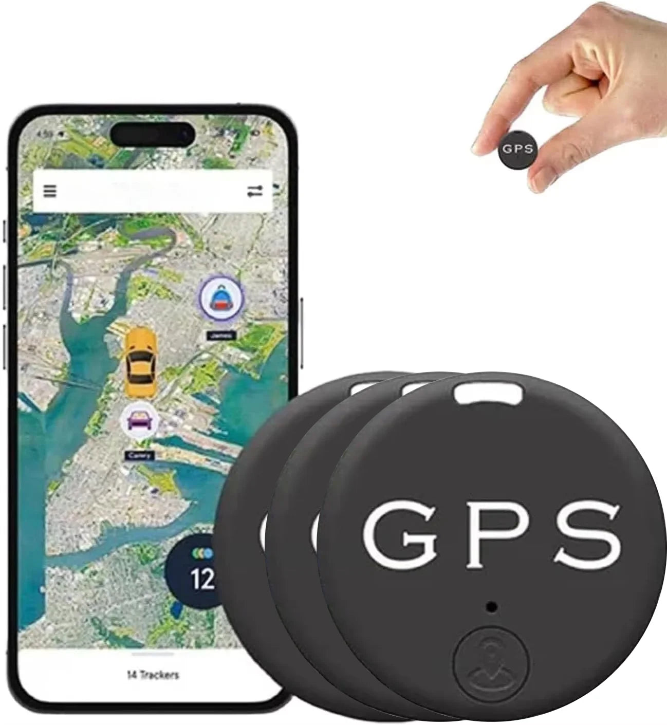 Mini Traceur GPS Anti-Perte — Magnétique, Bluetooth, Autonomie 6 Mois