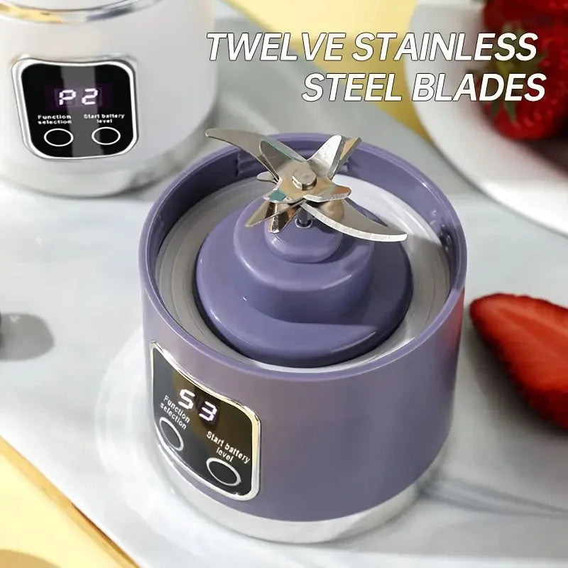 Mixeur Portable Rechargeable USB – Blender Compact 25W pour Smoothies, Milkshakes & Jus de Fruits