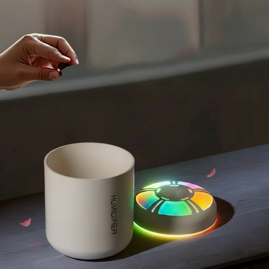 Diffuseur d'Arômes Mini USB 180ml – Humidificateur | Lumières LED |