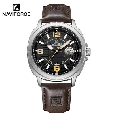 Montre Homme Quartz Élégante 43mm 3ATM Luminescente
