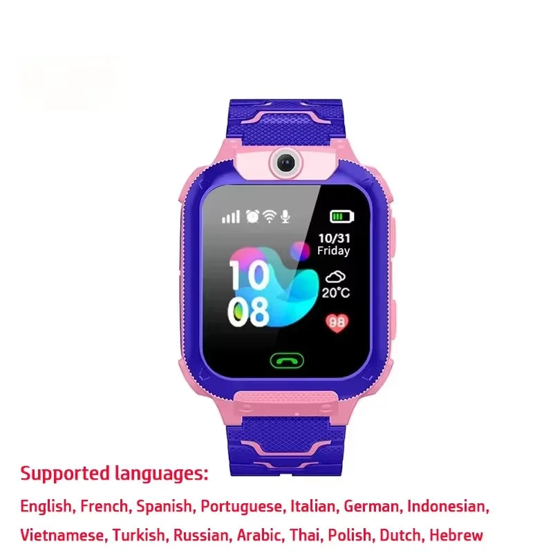 Montre Connectée Enfant Lenovo – 4G, GPS, SOS, Caméra, Étanche IP67