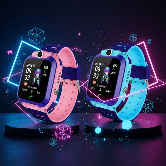 Montre Connectée Enfant 4G – Appel Bluetooth, SOS, Caméra & GPS