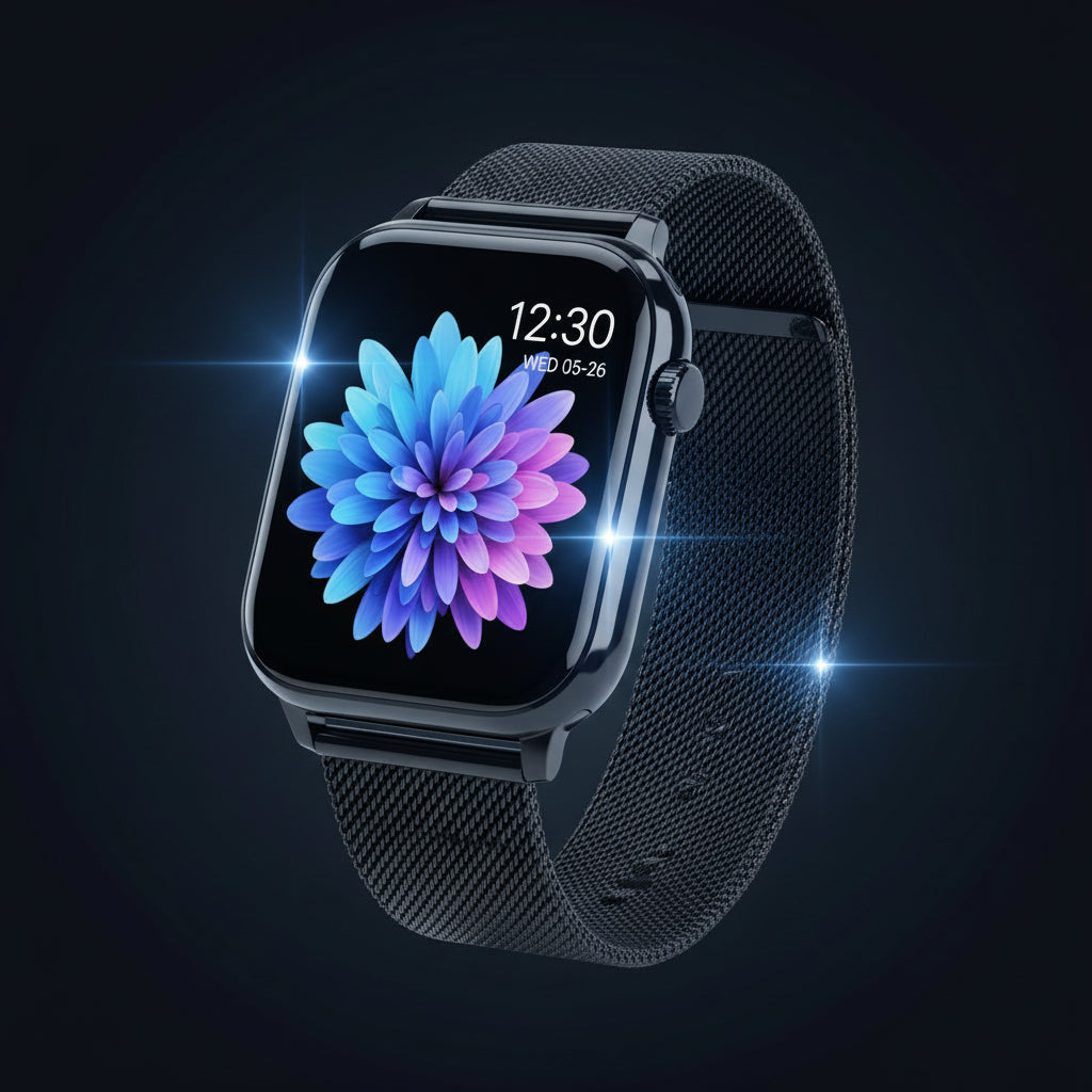 Montre Connectée Sport – Appels, Cardiaque, Oxygène, Sommeil, Multisport