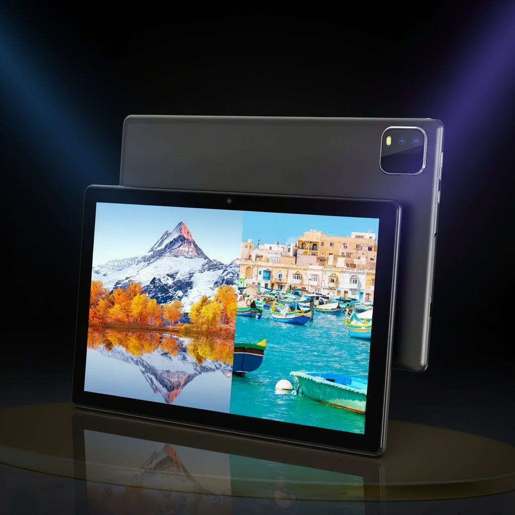 Tablette BAKEN 10" Android 15 – 12GB RAM | 64GB ROM | WiFi 5G | Double Caméra | Pack Clavier