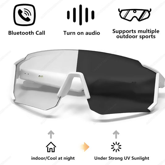 Lunettes De Sport Bluetooth – Audio Mains Libres UV400