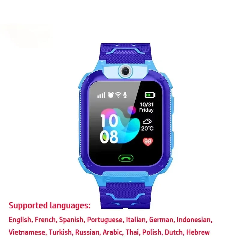 Montre Connectée Enfant Lenovo – 4G, GPS, SOS, Caméra, Étanche IP67