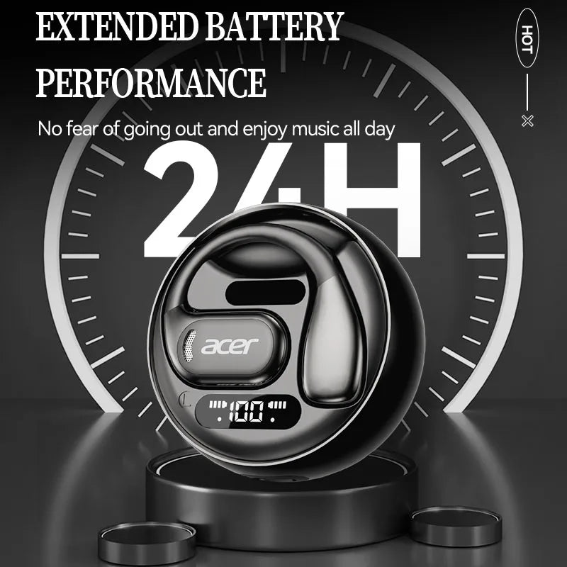 Écouteurs Bluetooth Open-Ear Sport – Légers et Confortables