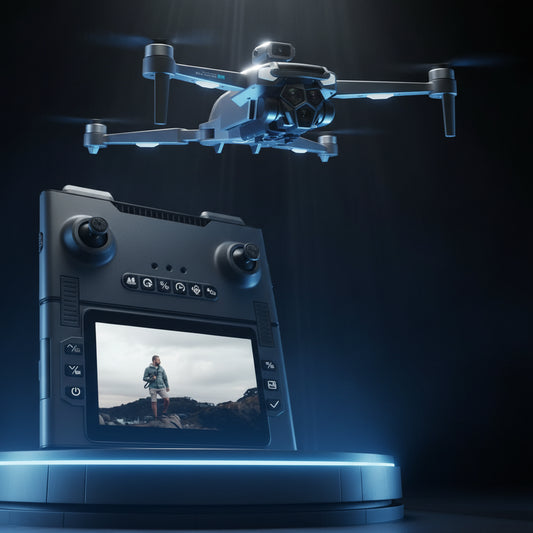 Drone LSRC M66 – Caméra 4K, Moteur Brushless, Télécommande Écran, 30 min de Vol