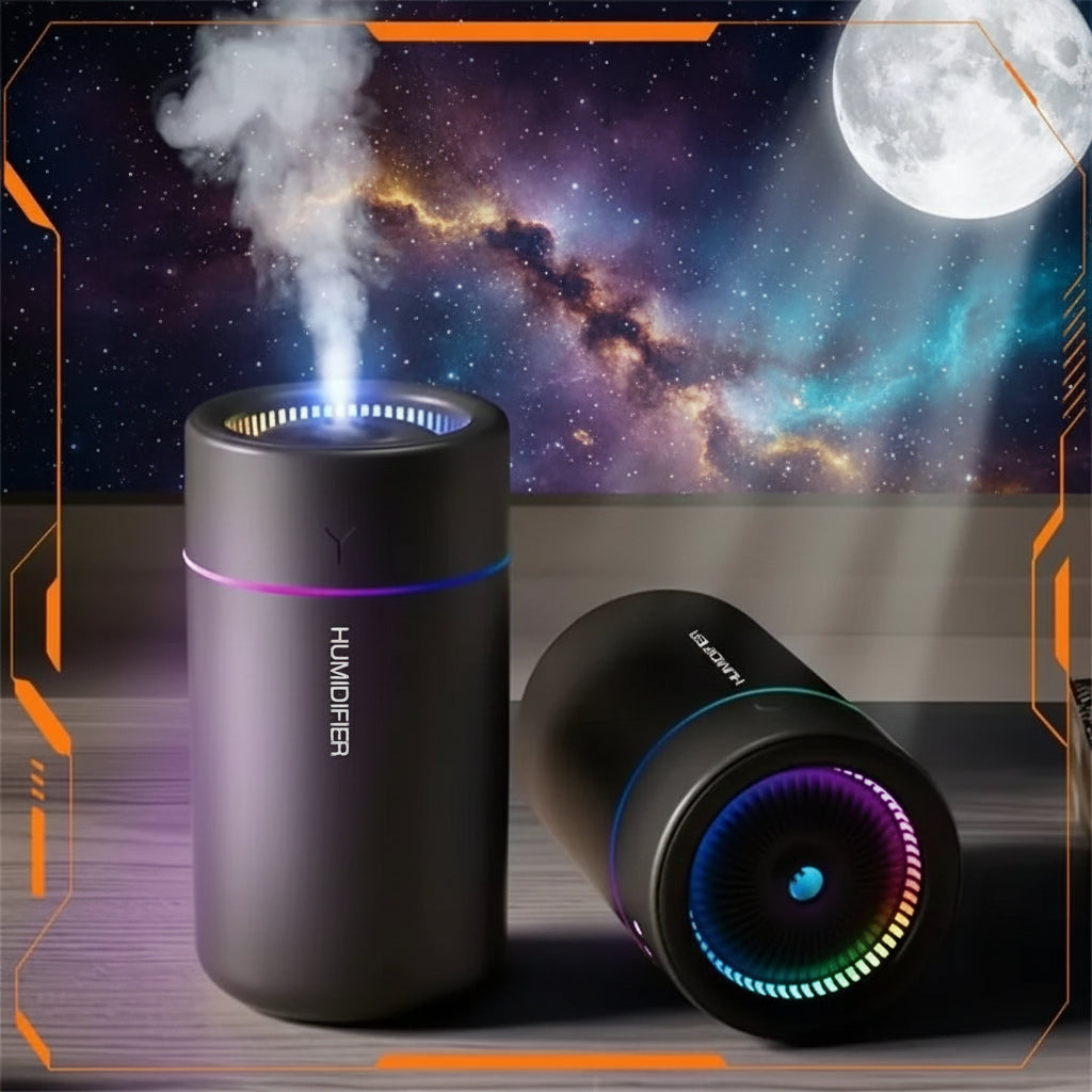 Humidificateur Ultrasonique Searide 280ml – LED Multicolore | Silencieux | Aromathérapie |