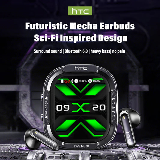 Écouteurs Bluetooth TWS ANC avec Écran HD et IA