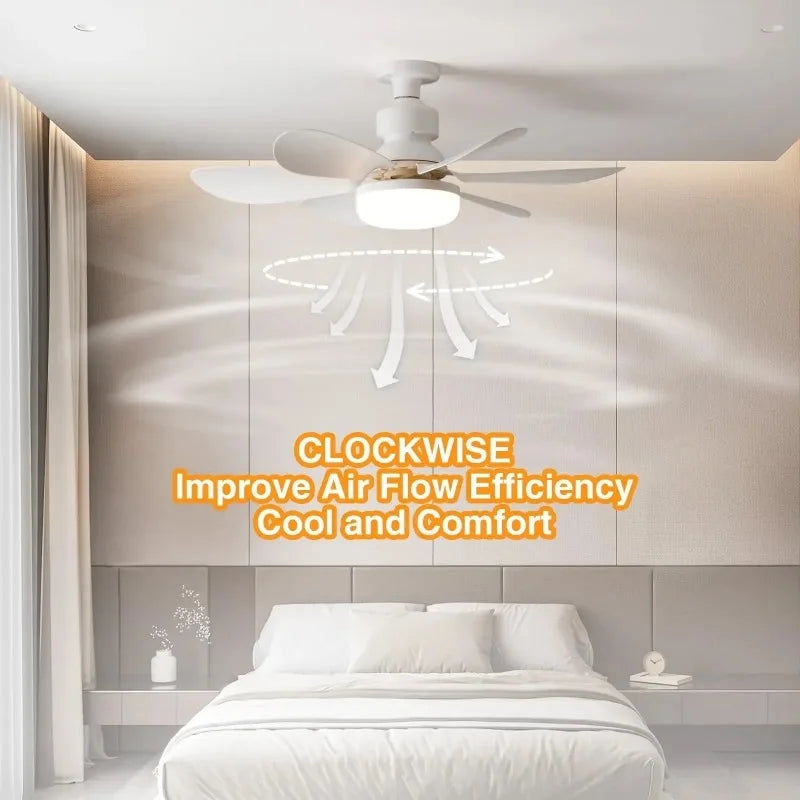 Ventilateur Plafonnier LED Décoratif