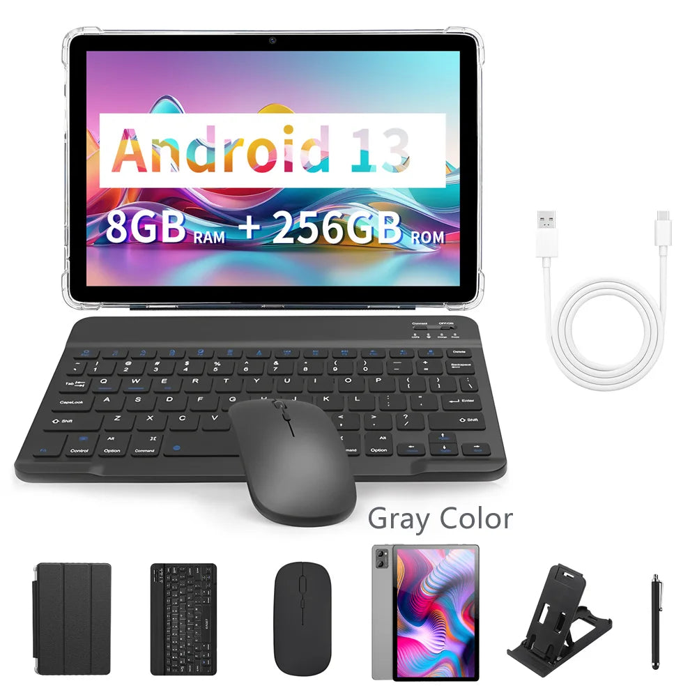 Tablette BDF-Y7 10.1" 5G – | 8GB RAM | 256GB ROM | 4G LTE | Double Caméra
