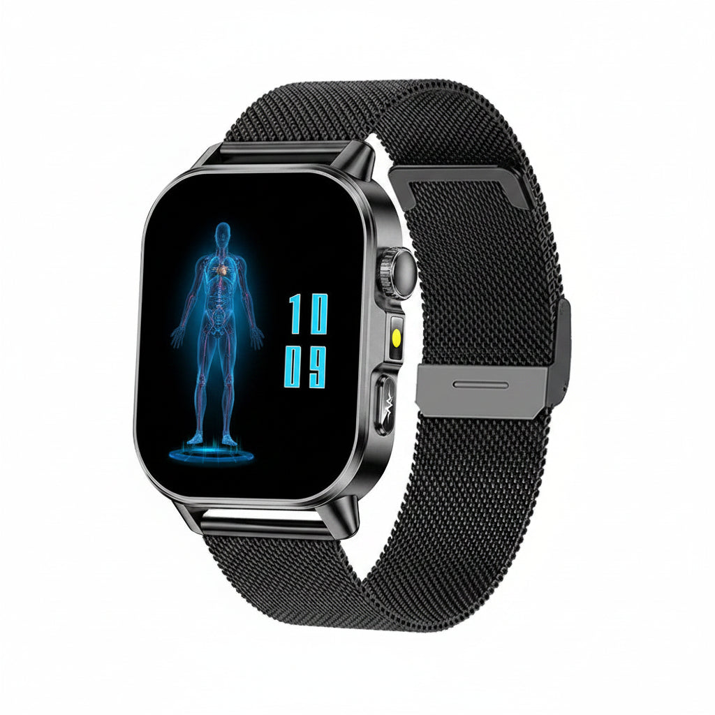 Montre Connectée 2026 – ECG, Appels Bluetooth & Suivi Santé