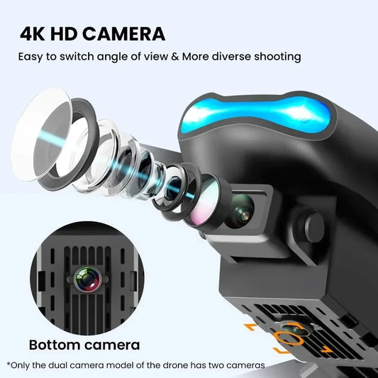 Drone E99 Pro – Double Caméra 4K, WiFi FPV, Pliable, Idéal Débutants