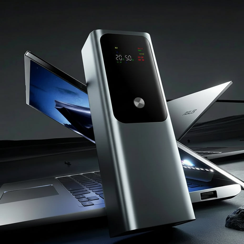Batterie Externe OLOEY  – | Charge Rapide Bidirectionnelle | USB-C | Affichage Digital