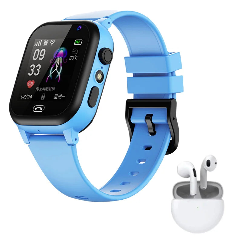 Montre Connectée Lenovo pour Enfants – GPS, SIM, SOS, Étanche
