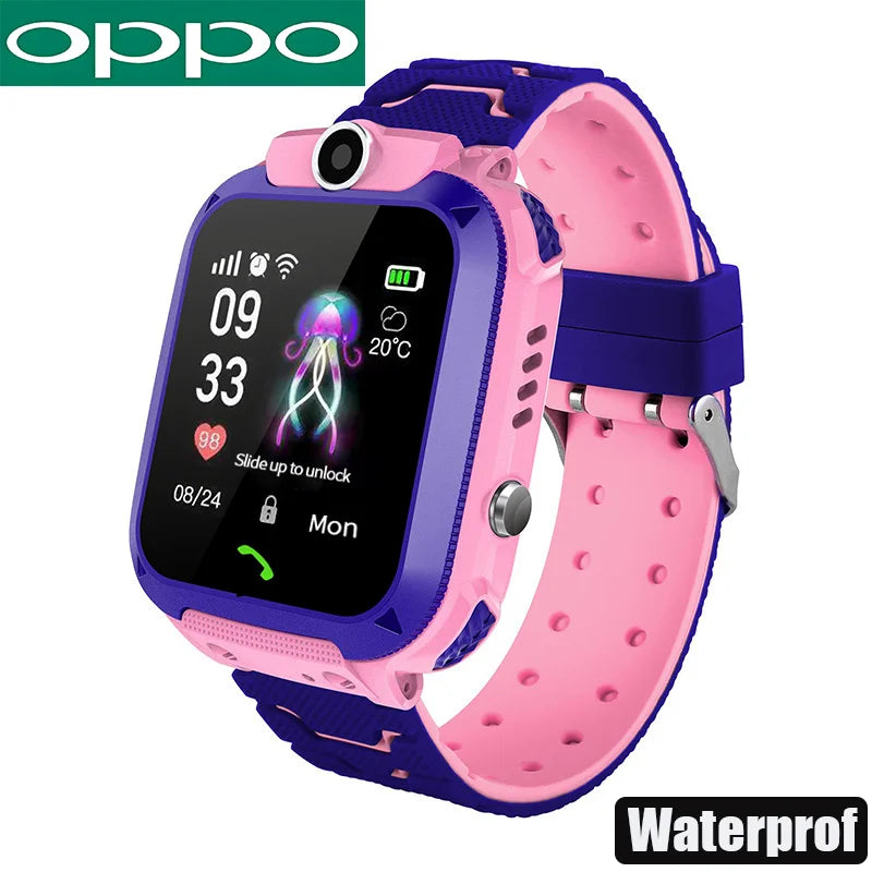 Montre Connectée Enfant 4G – Appel Bluetooth, SOS, Caméra & GPS