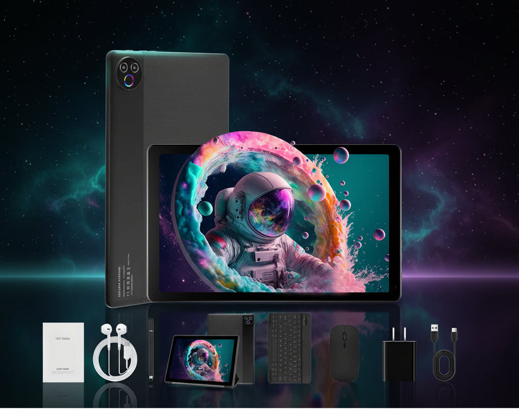 Tablette URAO 10 Android 15 – | 64GB ROM | IPS HD | Double Caméra |